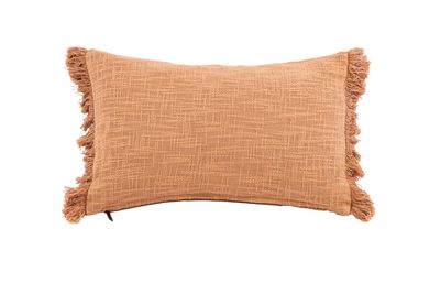 Cuscino in Cotone Slub 30x50 cm Beige - Tirolix