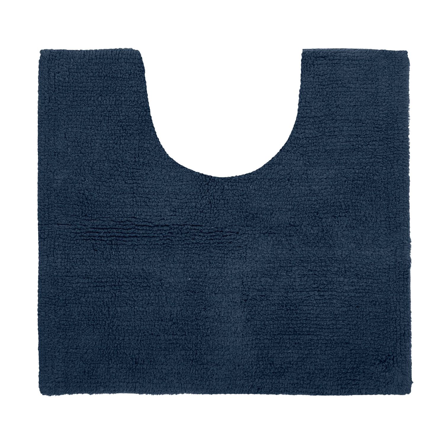 Tappeto da Bagno in Spugna 50x45 cm Blu Scuro - Tirolix