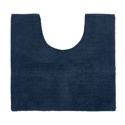 Tappeto da Bagno in Spugna 50x45 cm Blu Scuro - Tirolix