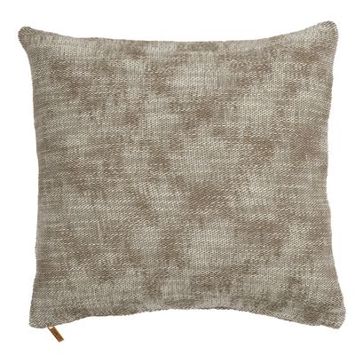 Cuscino Misto Cotone Melange 45x45 cm Taupe - Tirolix