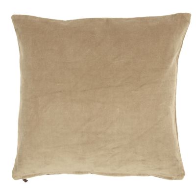 Cuscino in Cotone Velluto 45x45 cm Sabbia - Tirolix