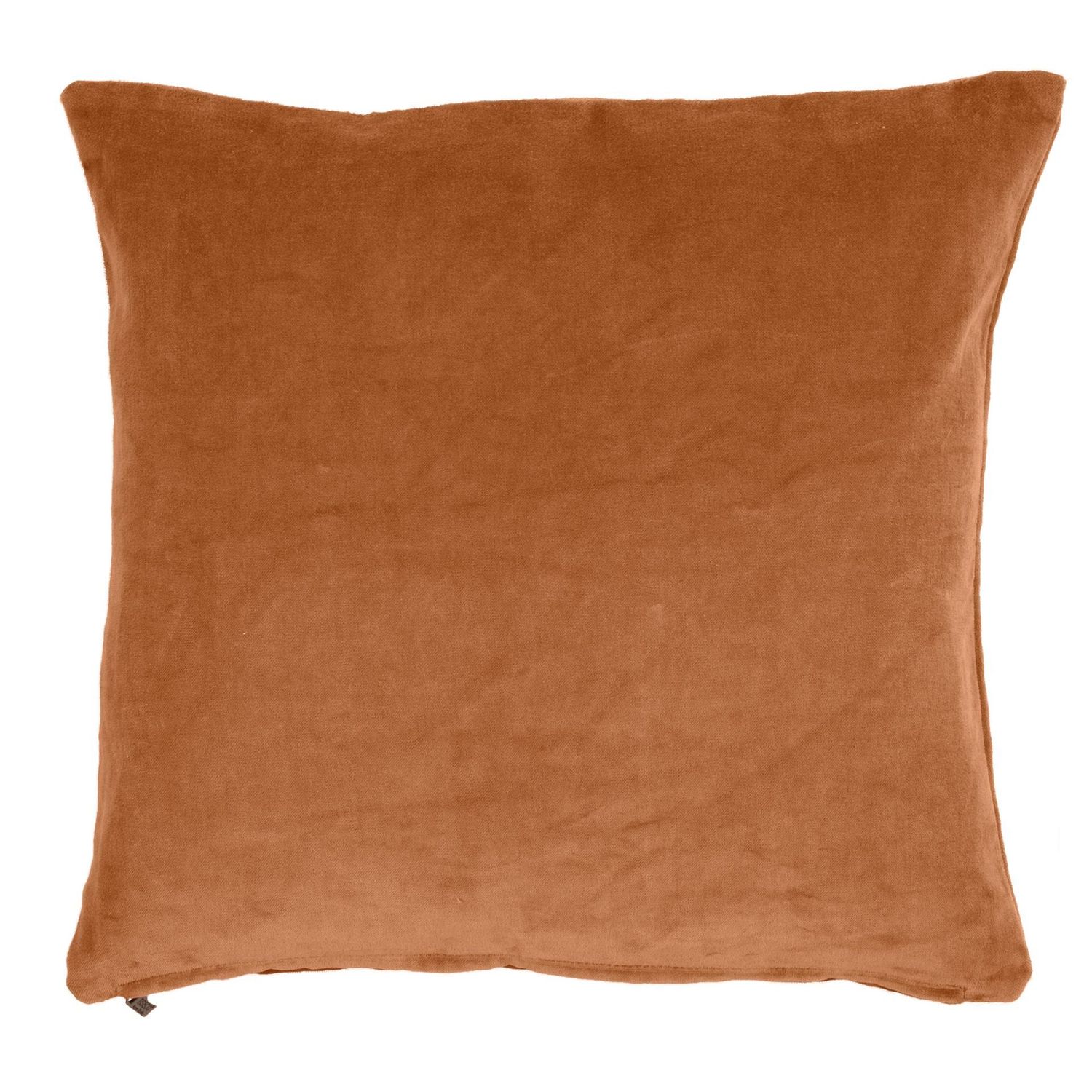 Cuscino in Cotone Velluto 45x45 cm Marrone - Tirolix