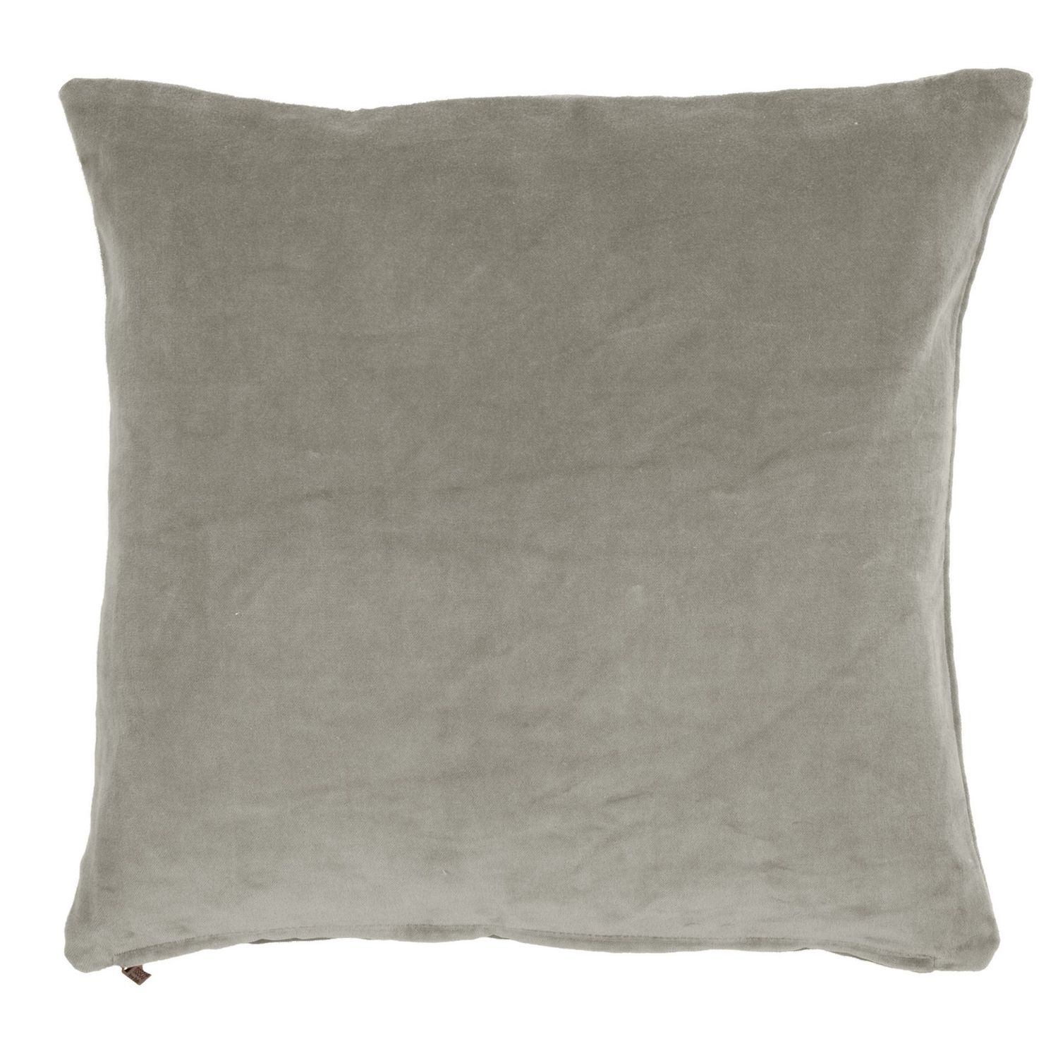 Cuscino in Cotone Velluto 45x45 cm Taupe - Tirolix