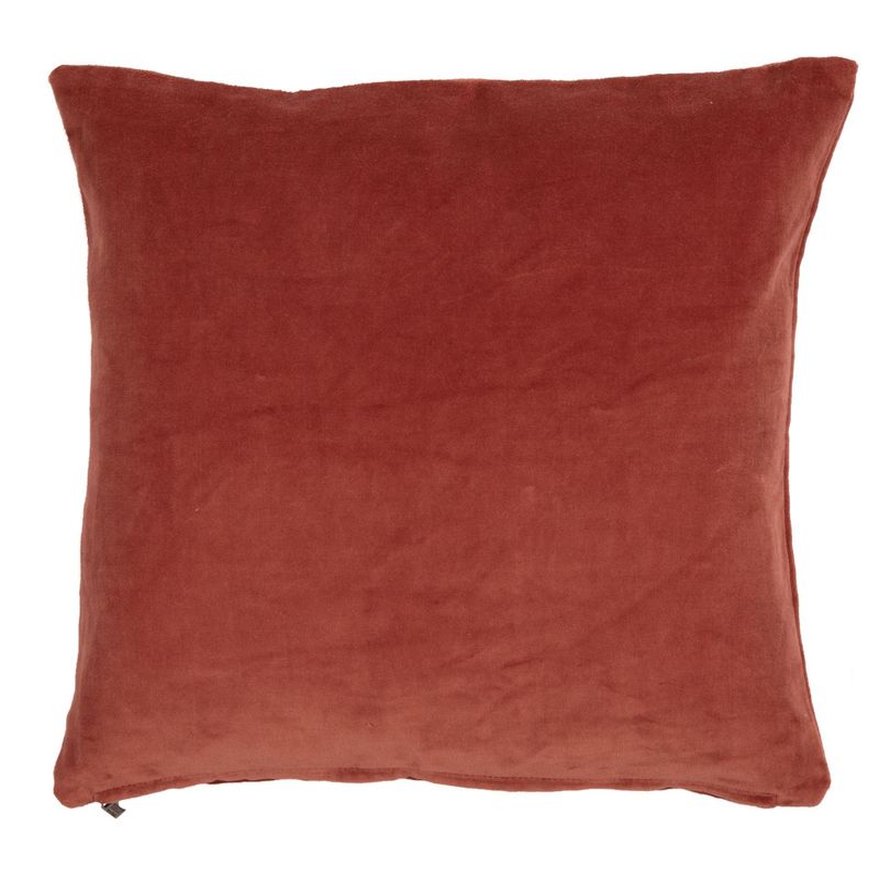 Cuscino in Cotone Velluto 45x45 cm Ruggine - Tirolix