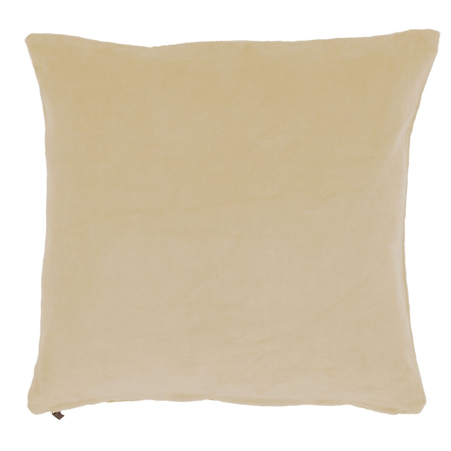 Cuscino in Cotone Velluto 45x45 cm Crema - Tirolix