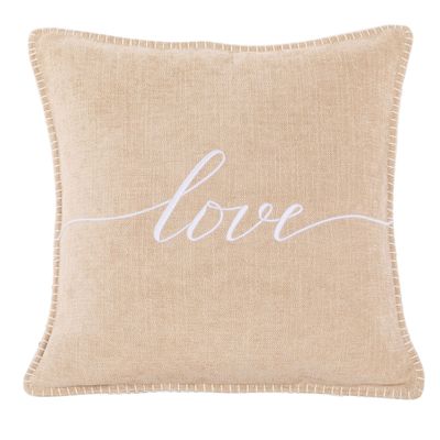 Cuscino con scritta 45x45 cm Crema - Tirolix