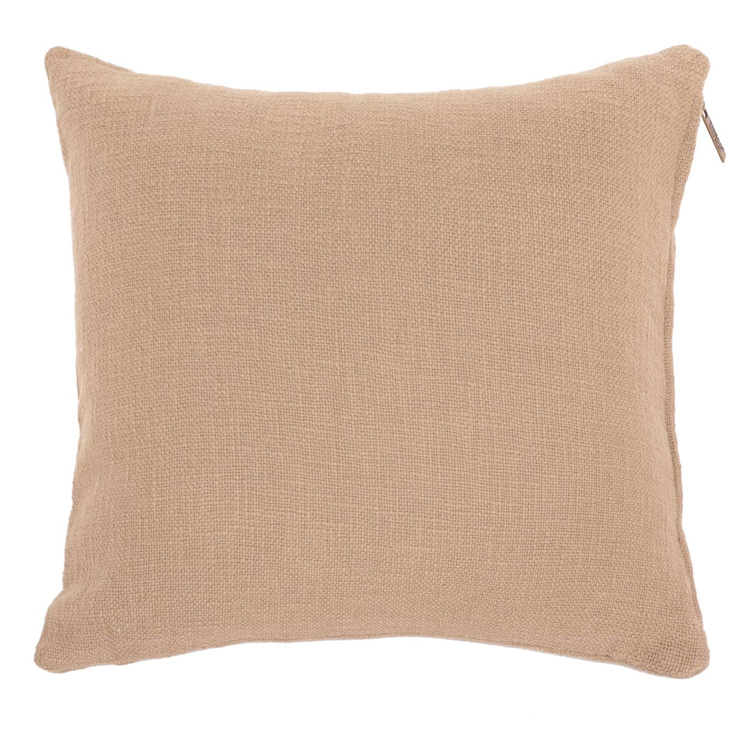 Cuscino in Cotone Slub 60x60 cm Beige- Tirolix