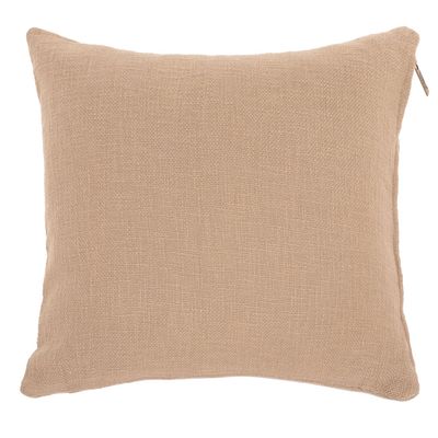 Cuscino in Cotone Slub 60x60 cm Beige- Tirolix