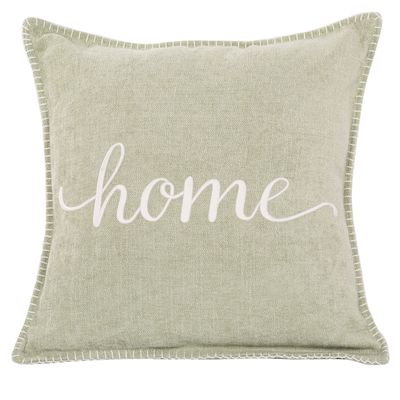 Cuscino con scritta 45x45 cm Verde Salvia - Tirolix