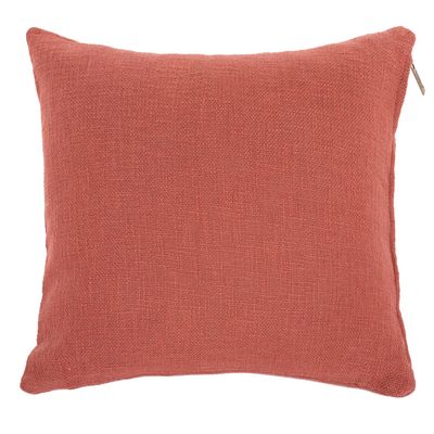 Cuscino in Cotone Slub 60x60 cm Ruggine - Tirolix