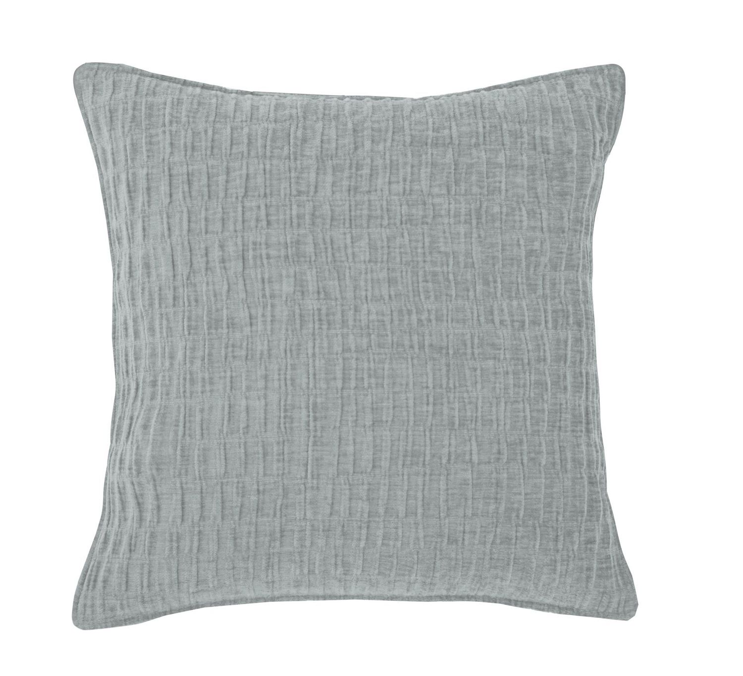 Cuscino Ciniglia 42x42 cm Grigio/Blu - Tirolix