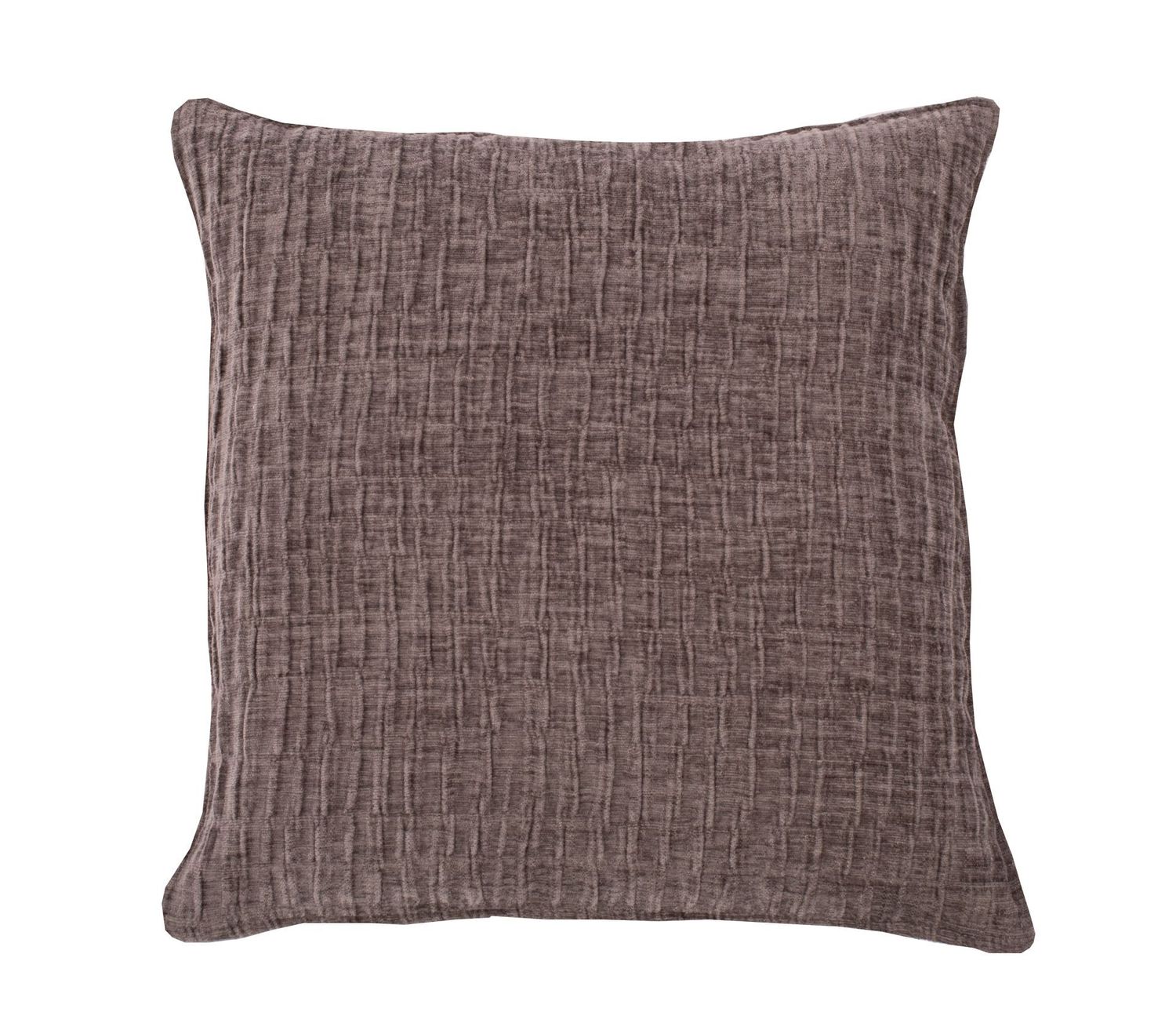 Cuscino Ciniglia 42x42 cm Grigio Scuro - Tirolix