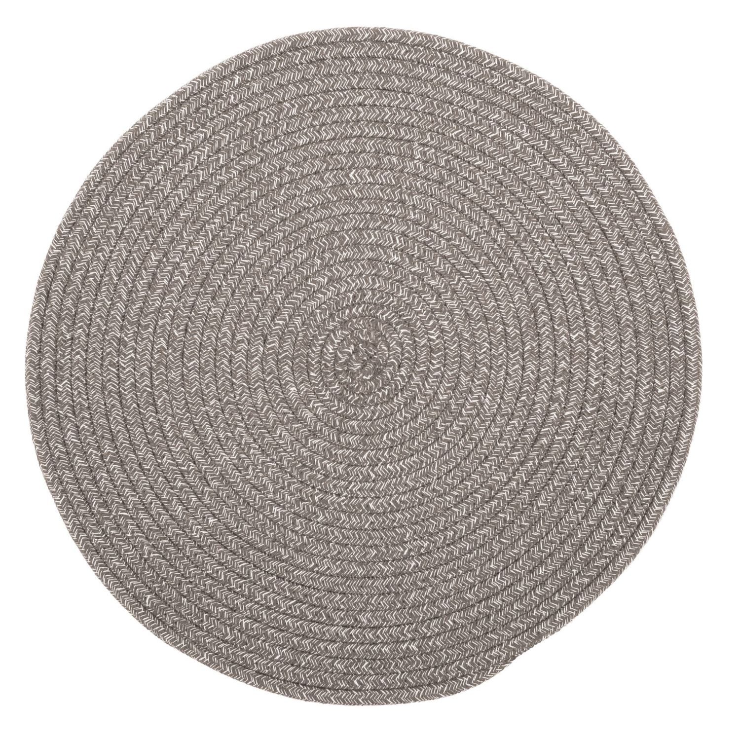 Tovaglietta Rotonda in Juta 38 cm Taupe - Tirolix