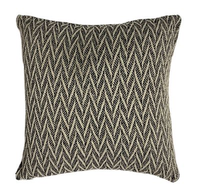Cuscino Geometrico 45x45 cm Nero/Taupe - Tirolix