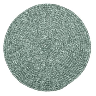 Tovaglietta Rotonda in Juta 38 cm Verde - Tirolix