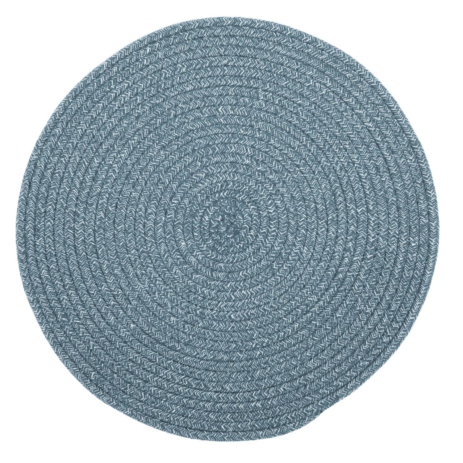 Tovaglietta Rotonda in Juta 38 cm Blu - Tirolix