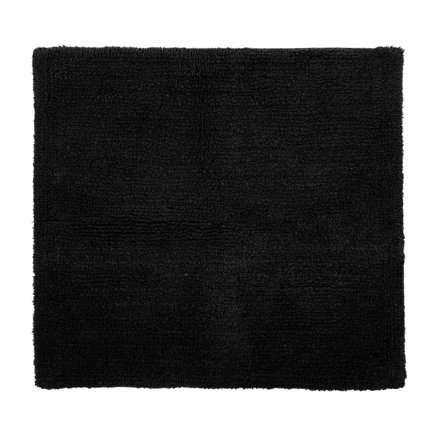 Tappeto da Bagno in Spugna 60x60 cm Nero - Tirolix