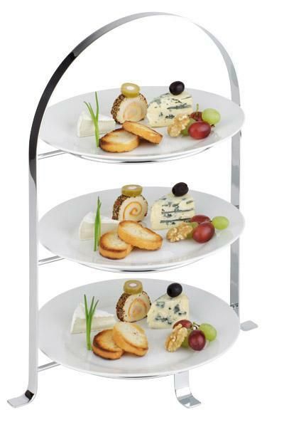 APS - Alzata per servire 24 x 33 cm Argento