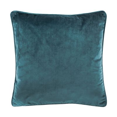 Cuscino Morbido in Velluto 45x45 cm Blu Corallo - Tirolix