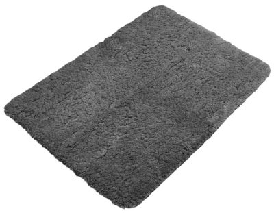Tappeto da Bagno Microfibra 60x120 cm Grigio - Tirolix