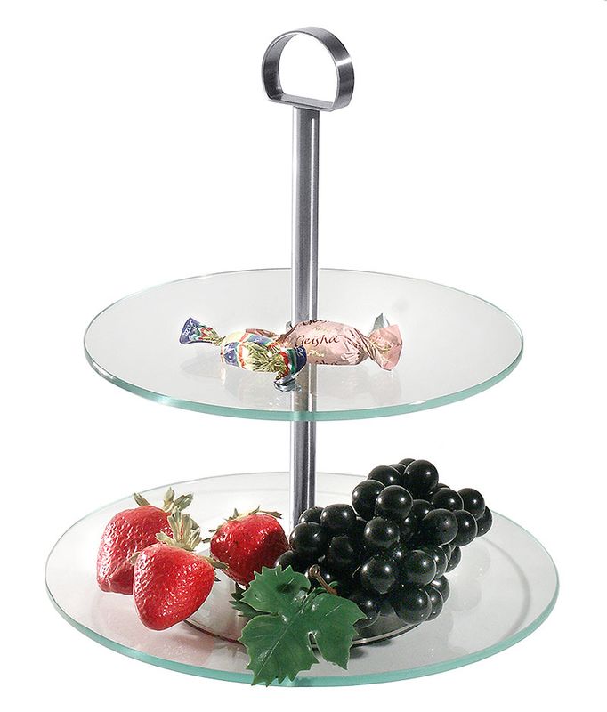 Alzata per dolci a 2 livelli 29 cm - Contacto