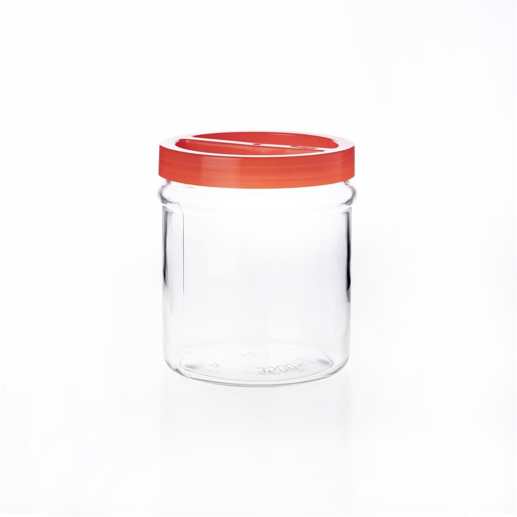 Contenitore con Tappo a Vite 1 kg Rosso Ortes - Borgonovo