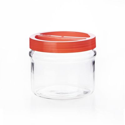 Contenitore con Tappo a Vite 2,5 kg Rosso Ortes - Borgonovo
