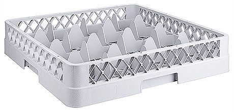 Cestello lavastoviglie per vetro/tazze 50 x 50 cm 16 scomparti - Contacto