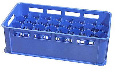 Cestello per bicchieri 74 x 38 cm Blu - Contacto