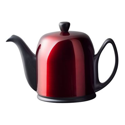 Degrenne - Teiera 100 cl Nero Rosso Salam
