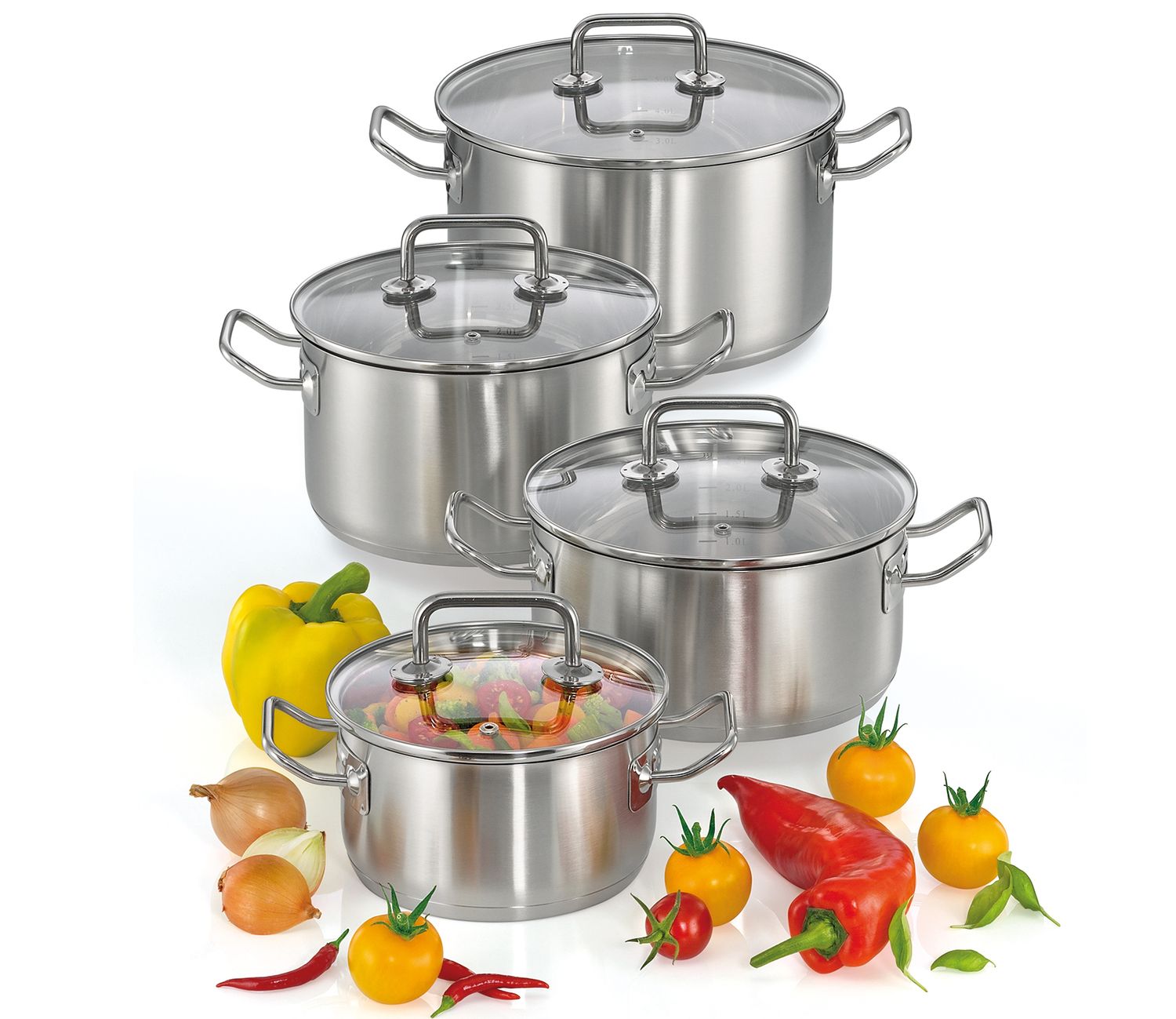 Küchenprofi - Set di 4 pentole VERONA