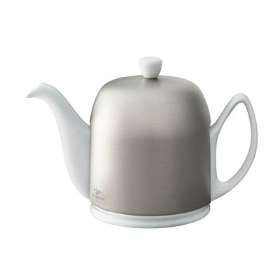 Degrenne - Teiera 100 cl Bianco Argentato Salam