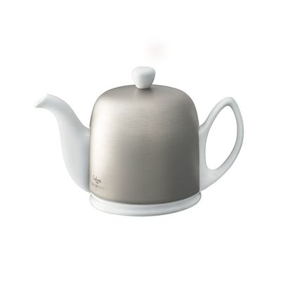 Degrenne - Teiera 70 cl Bianco Argentato Salam