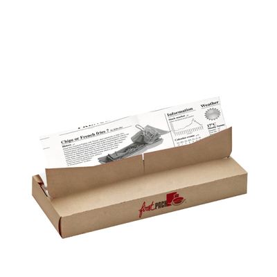 Firstpack - Carta antiunto bianca con design giornale 27 x 35 cm