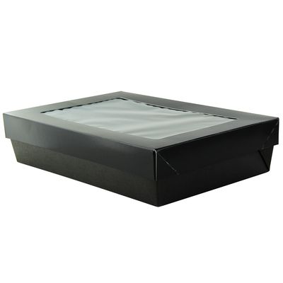 Firstpack - Scatola con finestra nera 22,5 x 15,5 cm