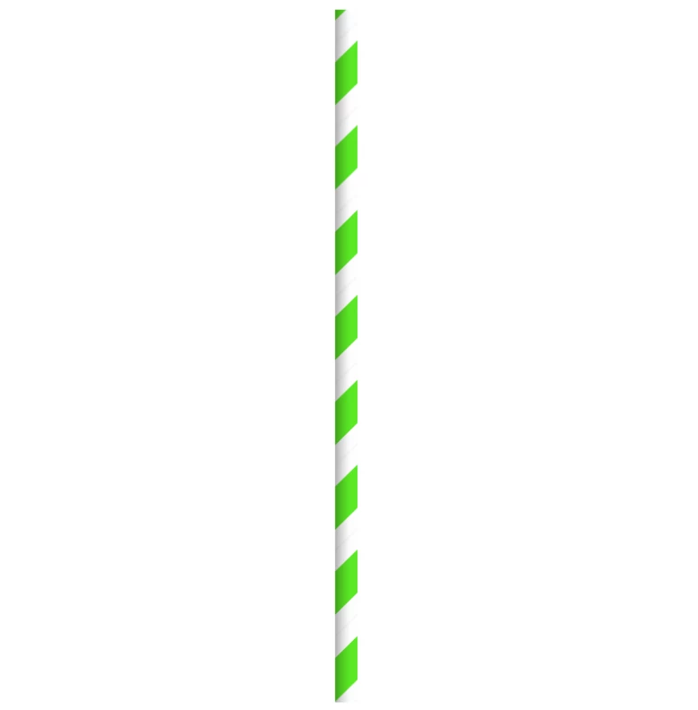 Firstpack - Cannuccia verde e bianca 19,7 cm