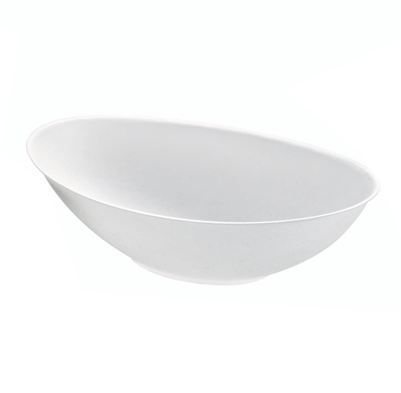 Firstpack - Insalatiera ovale bianca 24 x 14,5 cm