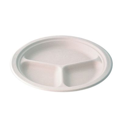 Firstpack - Piatto rotondo con 3 scomparti 26,2 cm