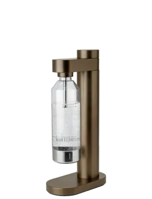Erogatore d&#39;acqua frizzante 42 x 22 cm Marrone metallico - Stelton