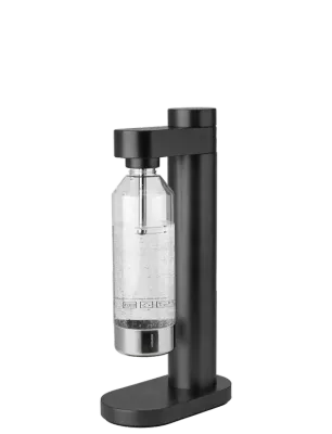 Erogatore d&#39;acqua frizzante 42 x 22 cm Nero metallico - Stelton