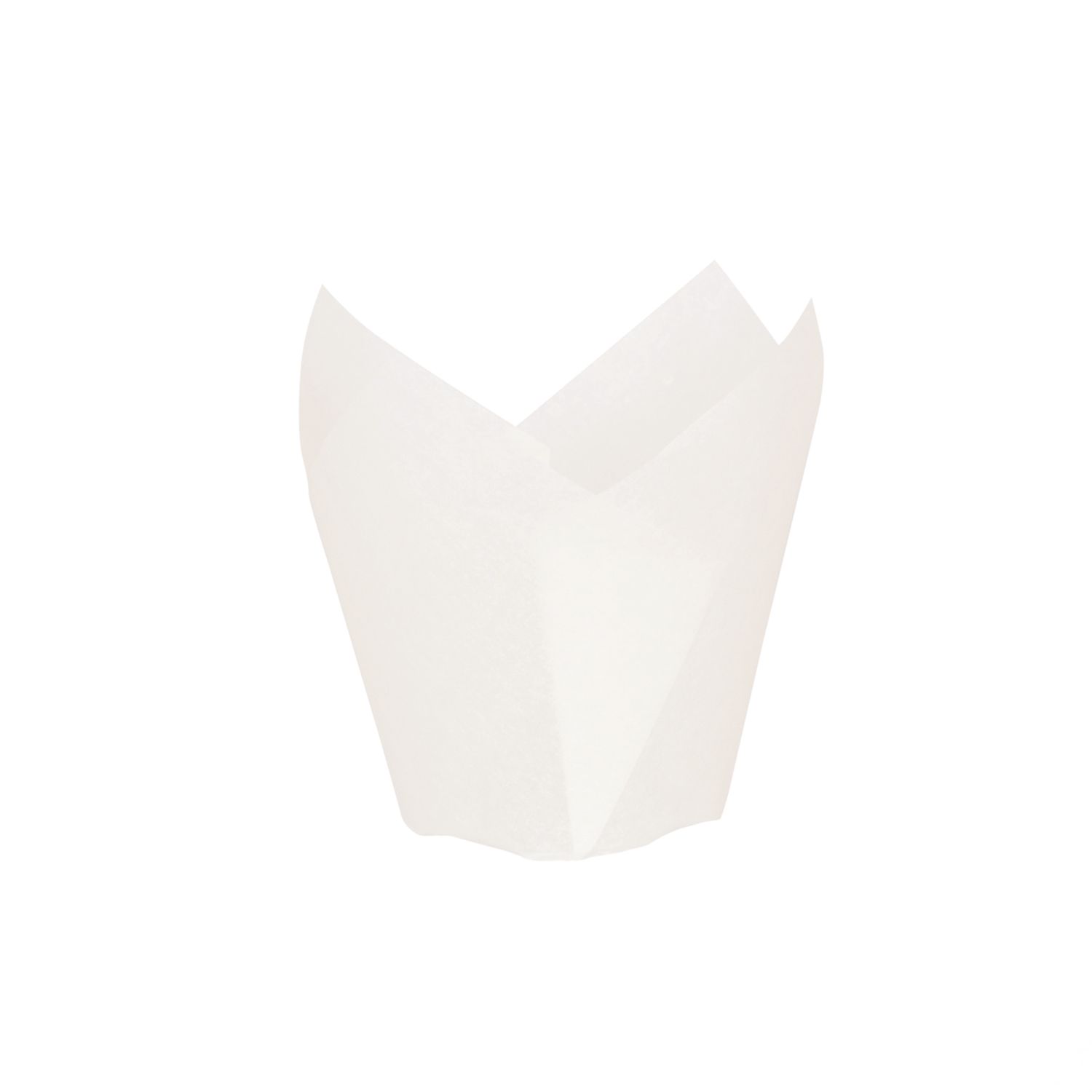Firstpack - Pirottino di carta per buffin bianco 15 x 15 x 4,5 cm