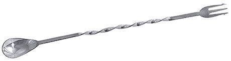 Cucchiaio agitatore con forchetta 24,5 cm - Contacto