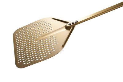 Pala Pizza Rettangolare Forata 33 x 33 cm Gha - Gi.Metal