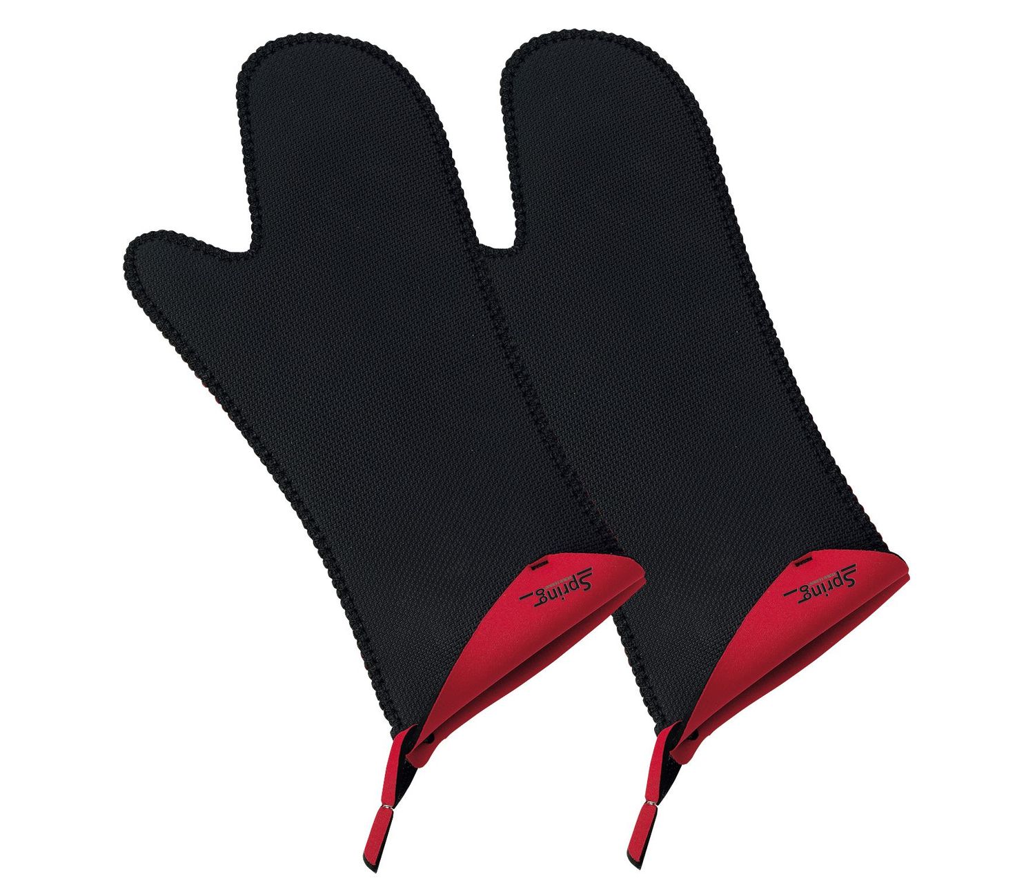 Spring - Guanto da cucina lungo rosso 33 x 15 cm Spring Grips