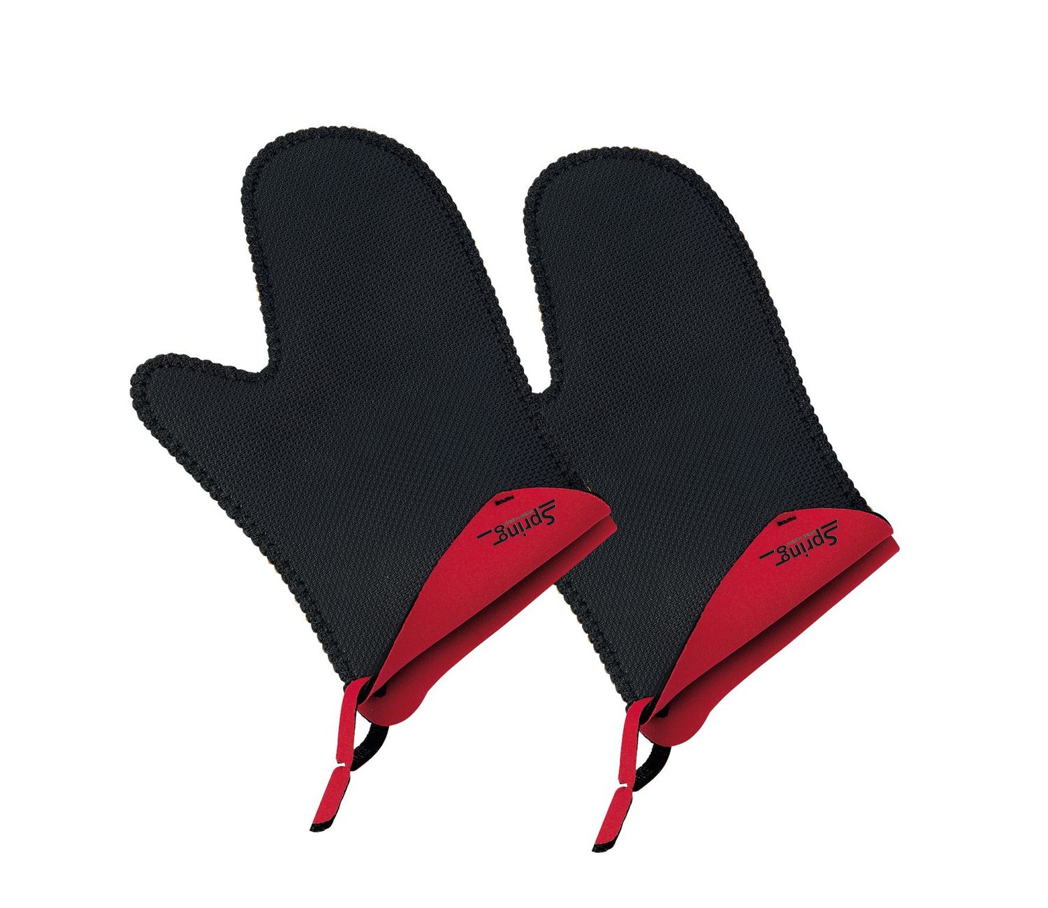 Spring - Guanto da cucina corto rosso 23 x 15 cm Spring Grips