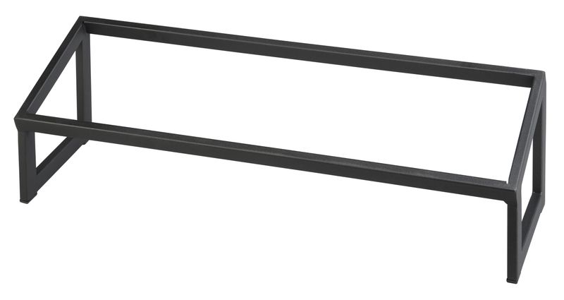 Yegam - Alzata GN 2/4 Nero T-Collection  (inclinato)