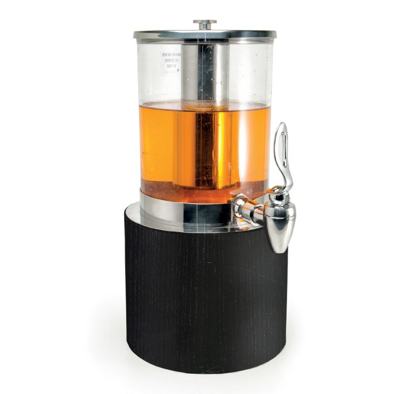 Yegam -  Distributore di succhi 3,8 l con base in legno Nero