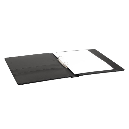 Aliseo - Raccoglitore A4 con anelli Londoner Noir 246 x 322 x 40 mm