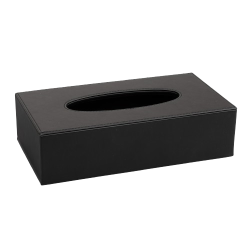 Aliseo - Scatola porta fazzoletti Londoner Noir 252 x 70 x 137 mm