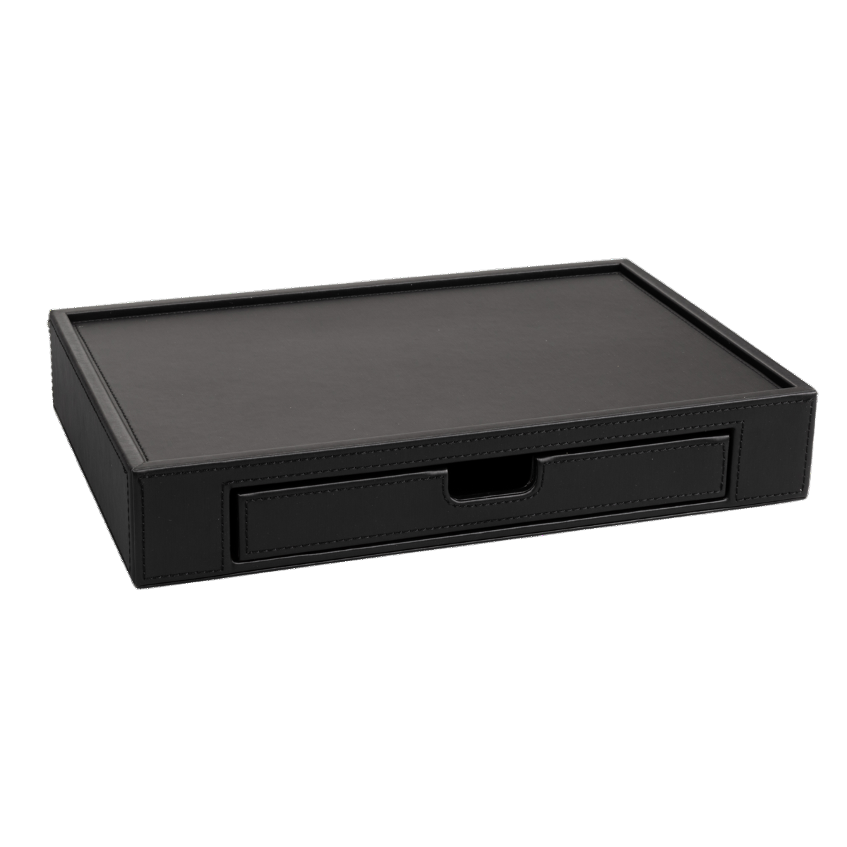 Aliseo - Vassoio con cassetto Londoner Noir 300 x 50 x 200 mm